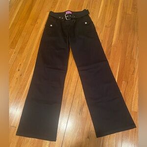 Edikted Sia Low Rise Cargo Pants in Black